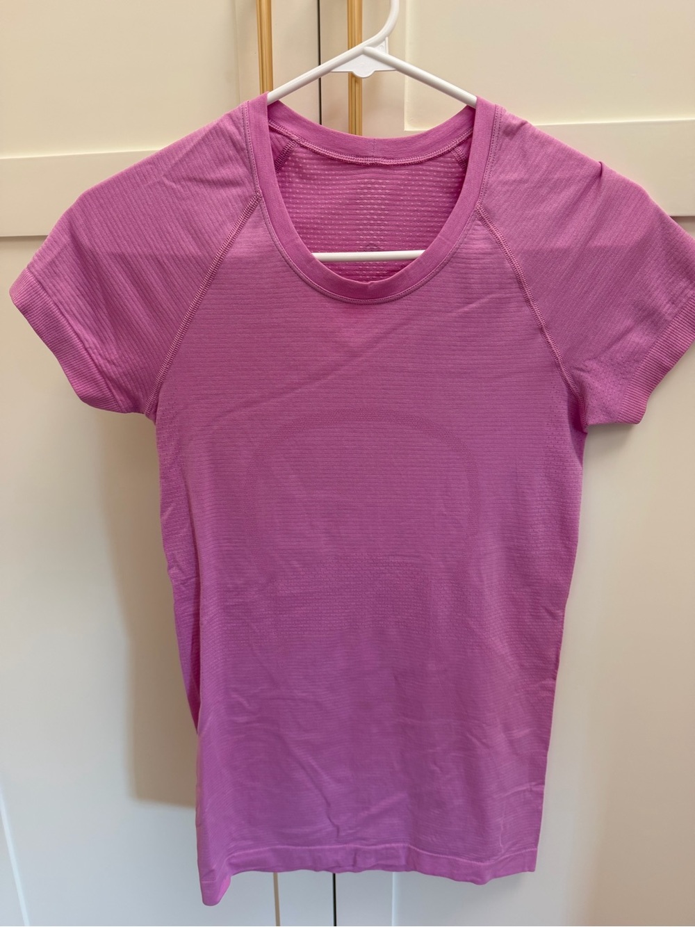 lululemon athletica Short Sleeve Active Tee in Magenta